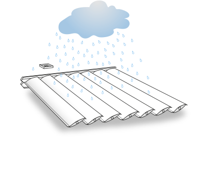 chytré dešťové čidlo - dešťový senzor